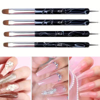 Kit De Pinceles Y Rotuladores Para Arte De Uñas Doble Finalidad Herramientas Profesionales Para Manicura Y Diseño De Uñas Francés - details 5