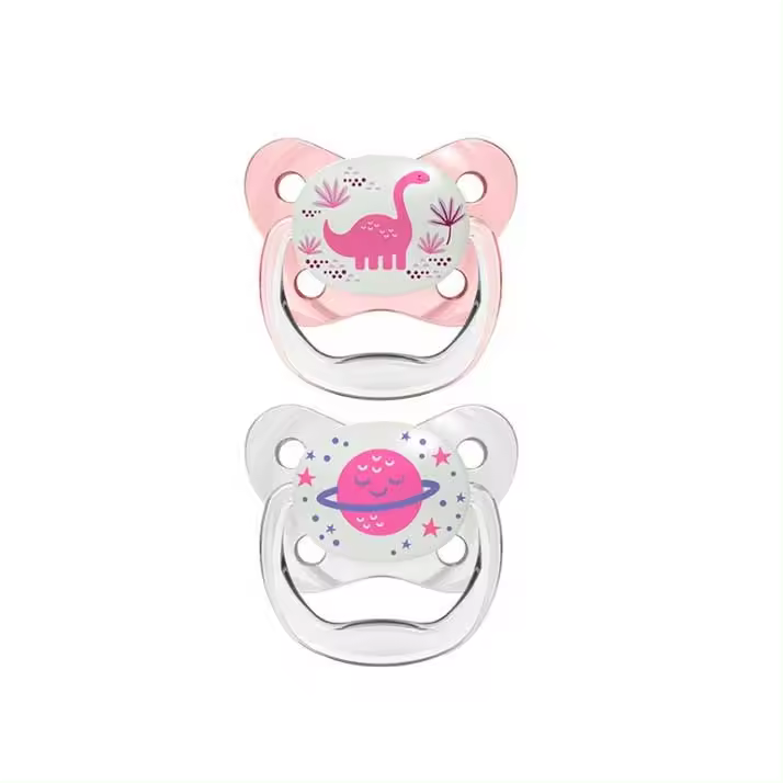 Chupete Dr Browns Prevent Nocturno T2 6-18 Meses Rosa - Pack 2 Unidades - 1