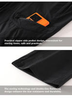 Pantalones De Senderismo Para Mujer LNGXO Estirables 4 Maneras Impermeables Verano Pantalones De Cargo Para Trekkking Escalada Camping Deportes Al Aire Libre Trousers De Montaña - details 26