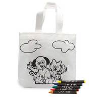 Bolsa de merienda para niños con 5 ceras de colores para colorear. Regalos infantiles para dar en fiestas de cumpleaños, colegios, guarderías, Bodas, Bautizos, Comuniones y eventos con niños.. - details 4