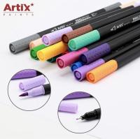 ARTIX Rotuladores Lettering, 24 Colores Surtidos, Brush Pens Punta Fina, Pincel Doble Punta, Marcadores Acuarelables, Especial para Lettering, Graffiti, Caligrafía, Dibujo, para Niños y Adultos (24） - details 3
