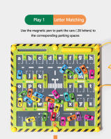 Juego De Mesa Magnético De Madera Con Laberinto Y Colores Juguetes Educativos Montessori Para Niños Actividad De Avión De Viaje - details 11