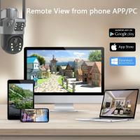 4K 8MP 4G Doble Lente PTZ Cámara Solar Pantallas Dobles PIR Seguimiento Humano Exterior WIFI Seguridad CCTV Vigilancia Cámara IP - details 12