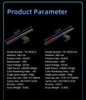 Lámpara De Escritorio Aluminio Con Luz LED RGB Colgante Para Pantalla De Computadora 55-42cm Barra De Luz Ambiental Sincronización Musical USB - details 15