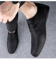 Zapatos De Cuero Para Hombre Con Suelas Suaves Versátiles Para Todas Las Estaciones Tallas Grandes Moda Casual Para Jóvenes Zapatos De Conducción - details 9
