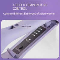 Rizador De Pelo Con Iones Negativos Y Calefacción Rápida Cerámica Temperatura Ajustable Para Cabello Seco Y Húmedo Herramienta De Estilizado Del Cabello - details 6