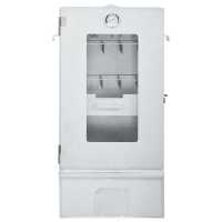 vidaXL Horno ahumador de BBQ con generador humo frío acero galvanizado - details 2