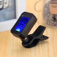 Afinador Digital Para Guitarra Acústica Y Ukulele Afinador De Guitarra Profesional Con Pantalla LCD Accesorios Para Guitarra Electrónica 360 Grados - details 1