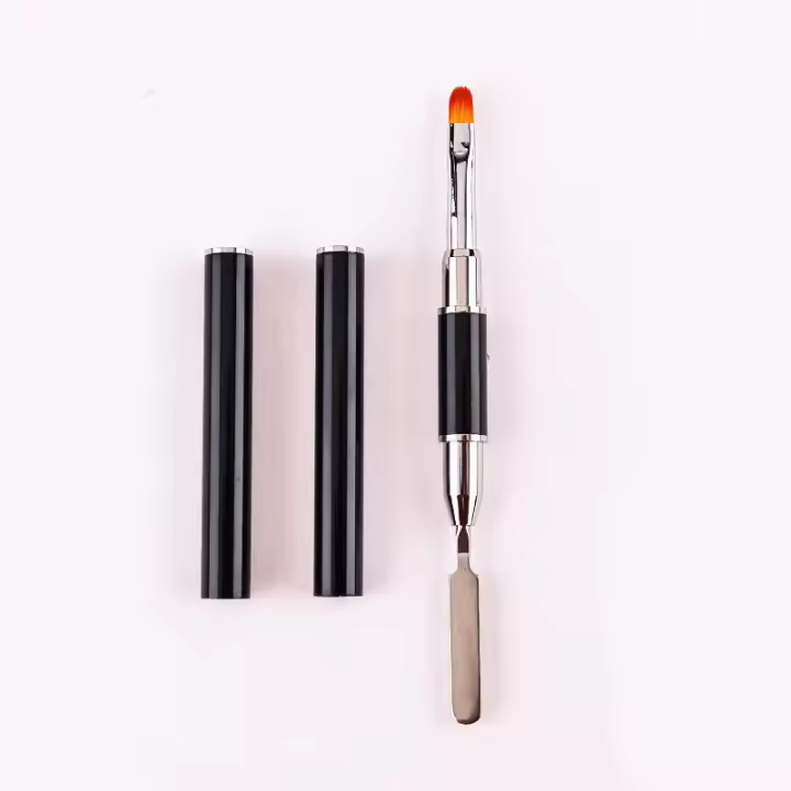 Cepillo De Uñas Doble Final Para Arte De Uñas Acrílicas Profesional Línea De Esmalte Gel Pincel De Dibujo Y Pintura Florales Herramientas De Manicura - 1