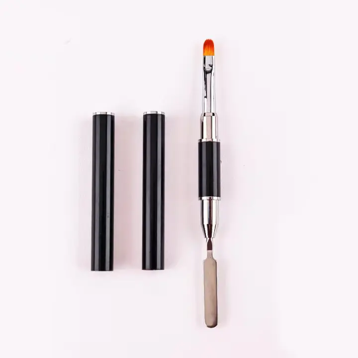 Cepillo De Uñas Doble Final Para Arte De Uñas Acrílicas Profesional Línea De Esmalte Gel Pincel De Dibujo Y Pintura Florales Herramientas De Manicura - 1