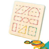Juguete Educativo Montessori De Madera Con Puzle Geométrico Para Niños Creativo Y Engañoso Ayuda En El Desarrollo Temprano De La Edad - details 2