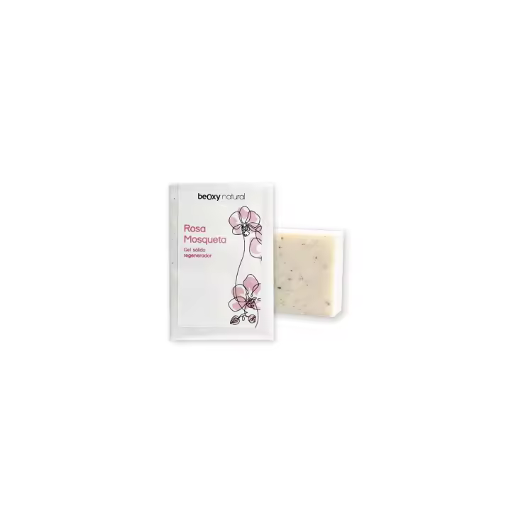 Jabón artesanal de Rosa Mosqueta y aceite de coco beOxy - 1