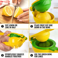 Prensa Mano De Frutas Frescas Extractor De Jugos Para Naranja Limón Limón Y Limoncillo Acero Inoxidable Portátil Manual - details 4