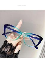 Gafas De Lectura Fashion Purple Cat Eye Con Marco De Mariposa Anti Luz Azul Gradiente Para Computadora Y Lectura - details 14