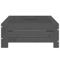 vidaXL Cubierta para base de sombrilla madera maciza de pino gris - details 4