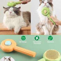 Peinador de pelo para mascotas, Peinador para peinar con boton de depilación - details 2