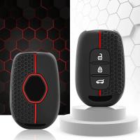 Carcasa De Llave De Coche En Silicona Para Renault Kwid Dacia Sandero Logan Duster 2016 2017 2018 Accesorios Para Llaves De Fob Con Símbolo De Tráfico - details 0