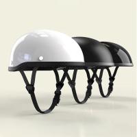Nueva Casco De Motocicleta Vintage Para Verano Casco De Mitad De Cara Estilo Alemán Para Motociclista Unisex Material ABS - details 0