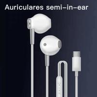 EasySpeed Auriculares intrauditivos con graves puros - con funcionamiento de un toque y micrófono, puerto USB-C, compatibles con teléfonos móviles con entrada Jack - details 1