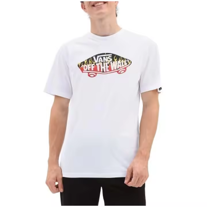 Camiseta de Manga Corta Vans Otw Inflamed para hombre en color blanco - 1