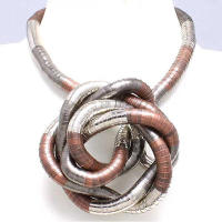 Collar De Serpiente Flexible De Hierro 90cm 5mm 12 Colores Disponibles Collar De Moda Casual Unisex Para Fiestas - details 8