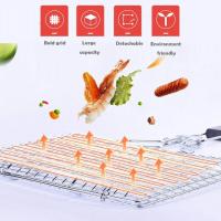 Cesta De Asado En Acero Inoxidable Con Red No Adherente Para Barbacoa Herramienta De Picnic Para Carne Vegetales Y Pescado - details 5