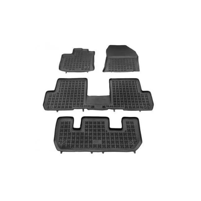 Rezaw Plast Alfombrilla caucho 3D premium  Dacia LODGY, LODGN I Stepway version 7 passenger  2012 - 2020  REF: 203404 - 1