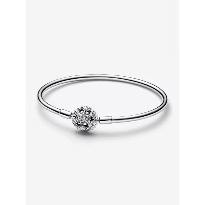 Pandora - VENTA FINAL - Pulsera Pandora Moments with Cierres de COPO de Plata brilliant-Plata de Ley - 1