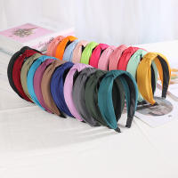 Nuevas Diademas Para Mujeres Y Niñas Enredadera De Cabello De Color Sólido Diadema Simplicidad Retro Accesorio De Cabello Para Maquillaje - details 2