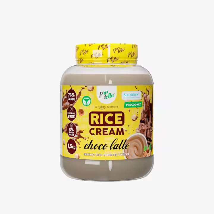 Crema de Arroz Choco Latte 1.5kg | Textura Suave y Cremosa | Rica en Proteínas y Pobre en Azúcares | Perfecta para Disfrutar en Cualquier Momento del Día | Fuente de Energía de Liberación Lenta | Sabor Irresistible a Choco Latte | Protella - 1
