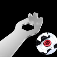 Llave De Cadena De Bicicleta 1 Pieza Herramienta De Eliminación De Cadena Y Engranaje De Bicicleta MTB Y Carretera Multifuncional - details 5