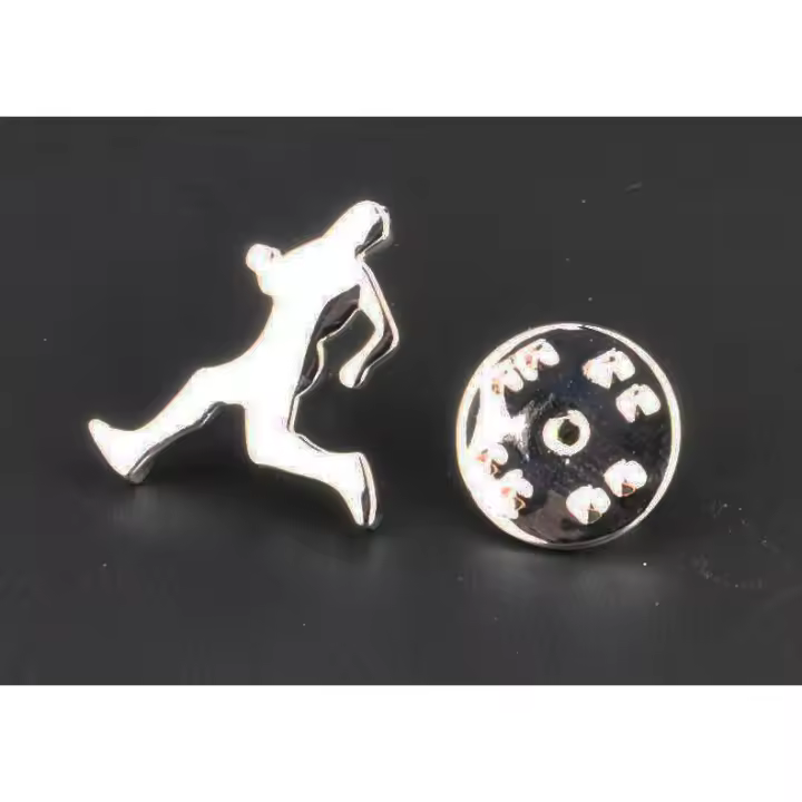 Gemelolandia | Pin Runner Plateado - 1
