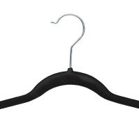 Perchas de Ropa Terciopelo Negro Aicasa - Hombros con Muescas - Antideslizantes para Chaquetas, Camisas, Pantalones, Abrigos - Gancho Giratorio de 360° - Pack 10/20/30/50/100/120 Unidades - details 1