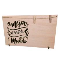 Burningwood Marco de Fotos Personalizado Regalo Día del Padre - Madera de Abedul - Alta Durabilidad - details 0