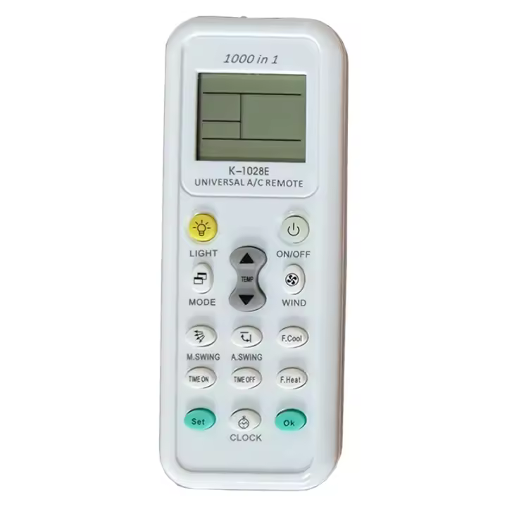 Control Remoto Universal 1000 En 1 K 1028E AC Para Aire Acondicionado Digital LCD Compatible Con Various Marcas De Aire Acondicionado - 1