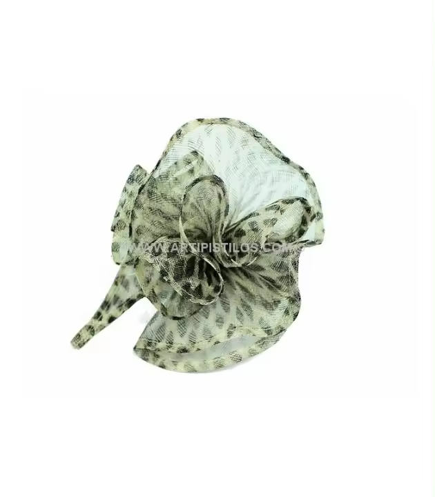 Base de Sinamay Estampada 20cm - Accesorio para Sombrero - 1