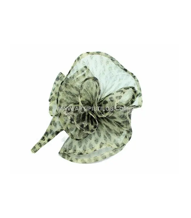 Base de Sinamay Estampada 20cm - Accesorio para Sombrero - 1