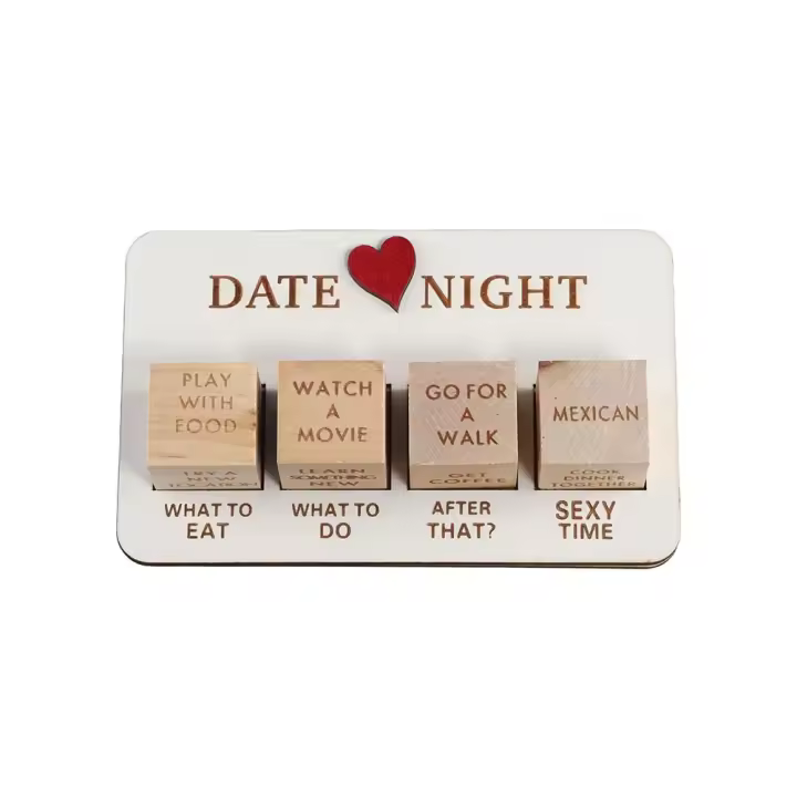 Date Night Dice After Dark Edition, Date Night Wooden Dice Game - 1