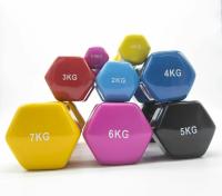 Ozio Fitness 2 Unidades De 0,5 Kg Mancuernas Hexagonales de Vinilo - Duraderas y Fácil de Identificar - details 2