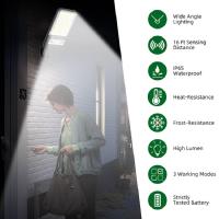 Lámpara Solar Exterior 9000000LM Con Sensor De Movimiento Luz De Jardín Y Calle Solar Resistente Al Agua Luz Solar Exterior Moderna ABS LED Incluida Montaje Self-Contained - details 5