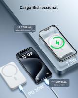 Banco de energía magnético de 6500mAh, Power Bank  Magsafe,Batería magsafe externa de alta capacidad, carga rápida inalámbrica, cargador portátil, compatible con iPhone 14/13/12, Xiaomi, Samsung, Huawei, - details 3