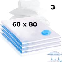 Bolsas Vacio Reutilizables Para Ropa,Pack 3 Piezas Transparente,medidas 50*60/60*80/70*100/100*130cm,cm,fespu - details 3