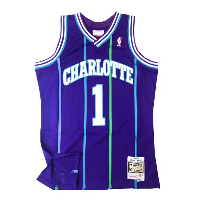 Camiseta Muggsy Bogues Charlotte Hornets 1994-95 - Mitchell and Ness swingman - 1