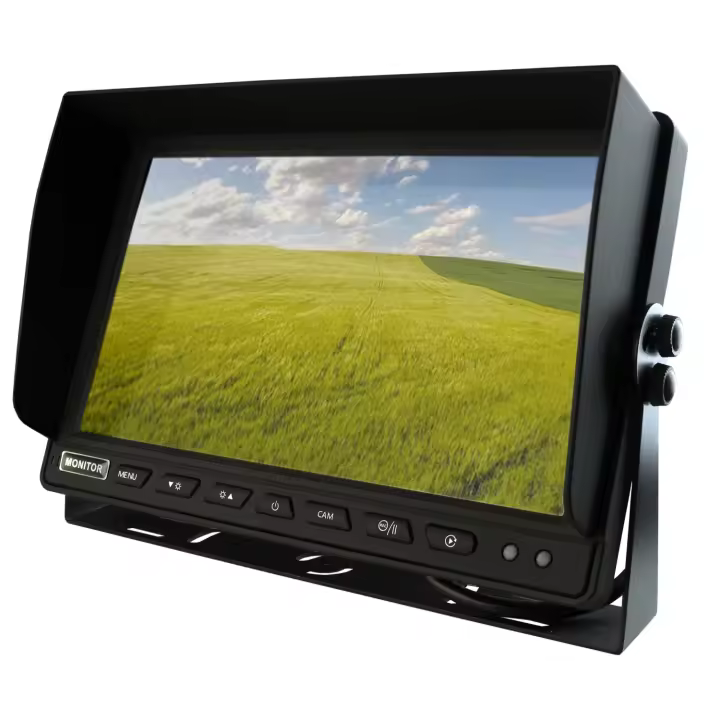 Monitor Visión Trasera Yatek 10,1" Cámaras AHD 1080P DVR 4 Entradas Negro - 1