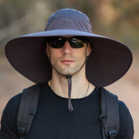 Gorro De Pesca Plegable Para Hombres Y Mujeres Protección UV Con Velo De Cuello Sombrero De Sol De Adulto Para Exterior Estilo Casual - details 27