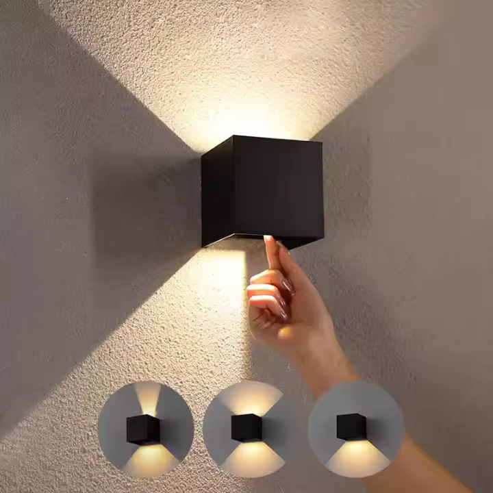 Lámpara De Pared LED Sensor De Movimiento IP65 6W/12W Para Exterior Iluminación De Jardín Atrio Decorativo Interior Luz De Borde Cama - 1