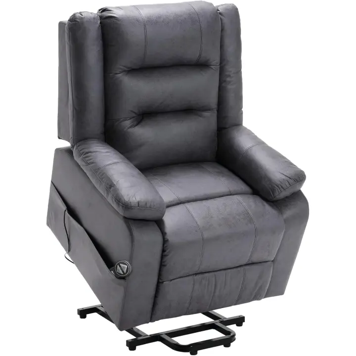 Silla de Masaje Asukale con Función de Calor y Ayuda para Levantarse – Sillón Relax Reclinable con Control Remoto, Masaje Vibratorio y Estilo Vintage – Ideal para Personas Mayores - 1