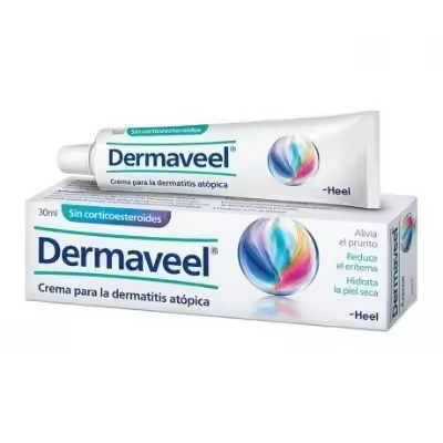 Heel Dermaveel Crema 30ml - Tratamiento Complementario para Dermatitis Atópica - Alivia la Piel Irritada - 1
