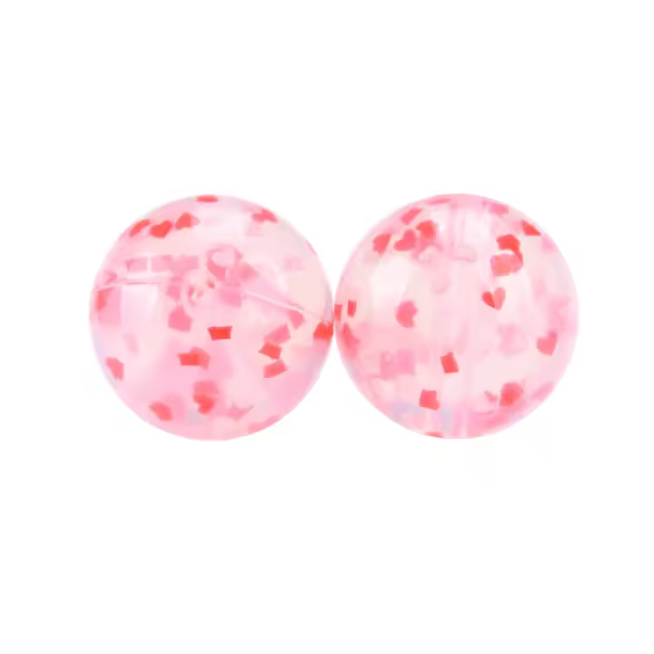 100Pcs Bolas De Silicona De 15MM Para Joyería Accesorios De Cadena De Llaveros Hechos De Silicona Libre De BPA Para Creación De Joyas - 1