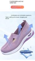Zapatos De Mujer Verano Nuevo Confort Casual Moda Suela Suave Transpirable Zapato Plano Hueco Para Mujer Zapatos De Vulcanización Adulto Material Superior Algodón - details 1